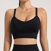 Naadloze drukverlichtende sport top